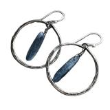 Vintage natural stone earrings