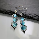 Vintage natural stone earrings