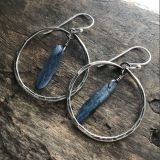 Vintage natural stone earrings