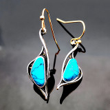 Vintage natural stone earrings