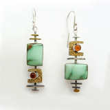 Vintage natural stone earrings