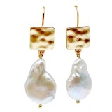 Vintage natural stone earrings