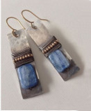 Vintage natural stone earrings