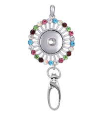 Hook Pendant Badge Reel ID holder fit 18&20mm chunks snap jewelry