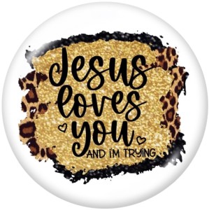 20MM  shoes  words  Print   glass  snaps buttons