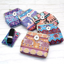 Snaps coin purse Storage bag fit 18mm snap button jewelry