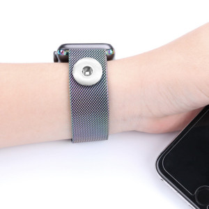 42/44MM Applicable iwatch 123456 generation Apple stainless steel strap apple iwatch magnetic strap fit 18mm chunks