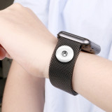 38/40MM Applicable iwatch 123456 generation Apple stainless steel strap apple iwatch magnetic strap fit 18mm chunks
