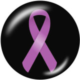 20MM   Ribbon  Print   glass  snaps buttons