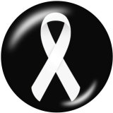 20MM   Ribbon  Print   glass  snaps buttons