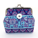 Snaps coin purse Storage bag fit 18mm snap button jewelry