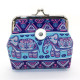 Snaps coin purse Storage bag fit 18mm snap button jewelry
