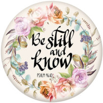 20MM   Flower  words   Print   glass  snaps buttons