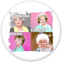 20MM   Famous  music  Print   glass  snaps buttons