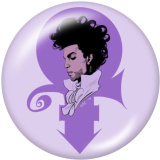 20MM  Famous  music   Print   glass  snaps buttons