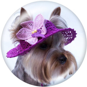 20MM   Dog   Print   glass  snaps buttons