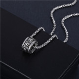 Alloy pendant stainless steel Necklace  chain 70CM