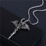 Alloy pendant stainless steel Necklace  chain 70CM