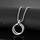 Alloy pendant stainless steel Necklace  chain 70CM