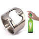 Stainless steel corkscrew ring