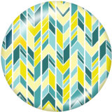 20MM   Pattern   Print   glass  snaps buttons