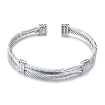 Four-color spring wire titanium steel bracelet, steel wire elastic bracelet, stainless steel cable wire bracelet