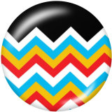 20MM   Pattern   Print   glass  snaps buttons