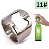 Stainless steel corkscrew ring