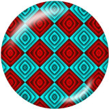 20MM   Pattern   Print   glass  snaps buttons