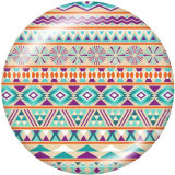 20MM   Pattern   Print   glass  snaps buttons