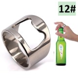 Stainless steel corkscrew ring