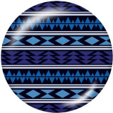 20MM   Pattern   Print   glass  snaps buttons