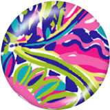 20MM   pattern  Print   glass  snaps buttons
