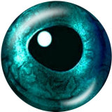 20MM   Pattern  eye  Print   glass  snaps buttons