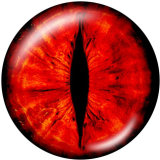 20MM   pattern  eye  Print   glass  snaps buttons