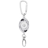 Rhinestone  Keychain Multifunctional hook Document hook Car Bag hook fit 18&20MM snap button jewelry