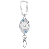 Rhinestone  Keychain Multifunctional hook Document hook Car Bag hook fit 18&20MM snap button jewelry