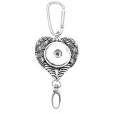 Rhinestone  Keychain Multifunctional hook Document hook Car Bag hook fit 18&20MM snap button jewelry