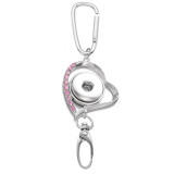 Rhinestone  Keychain Multifunctional hook Document hook Car Bag hook fit 18&20MM snap button jewelry