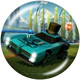20MM   Game  Print   glass  snaps buttons