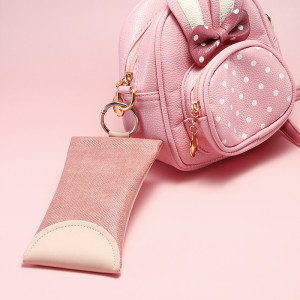 Personality snake pattern bullet leather sunglasses bag fashion myopia presbyopic glasses bag