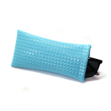 18*9CM Sunglasses bag PU leather bullet mouth portable waterproof glasses bag storage