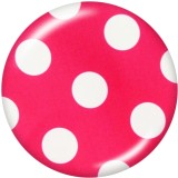 20MM   Pattern  Print   glass  snaps buttons