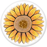 20MM   Pattern  Print   glass  snaps buttons