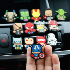 Car air outlet perfume clip creative cartoon Avengers air outlet perfume clip white air outlet fragrance