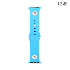 38/40MM Applicable to the full range of Apple iwatch straps available TPU solid color monochromatic silicone watch wristband iwatch strap fit 2 pcs 18mm chunks