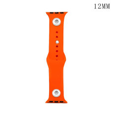 42/44MM Applicable to the full range of Apple iwatch straps available TPU solid color monochromatic silicone watch wristband iwatch strap fit 2 pcs 12mm chunks