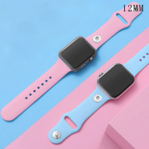 42/44MM Applicable to the full range of Apple iwatch straps available TPU solid color monochromatic silicone watch wristband iwatch strap fit 12mm chunks