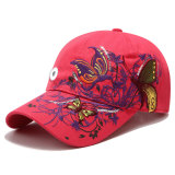 Flower butterfly summer sunscreen breathable cap fit 18mm snap button beige snap button jewelry