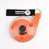 Ultra small portable folding retractable storage bag multifunctional small disc shopping bag fit 18MM snap button jewelry
